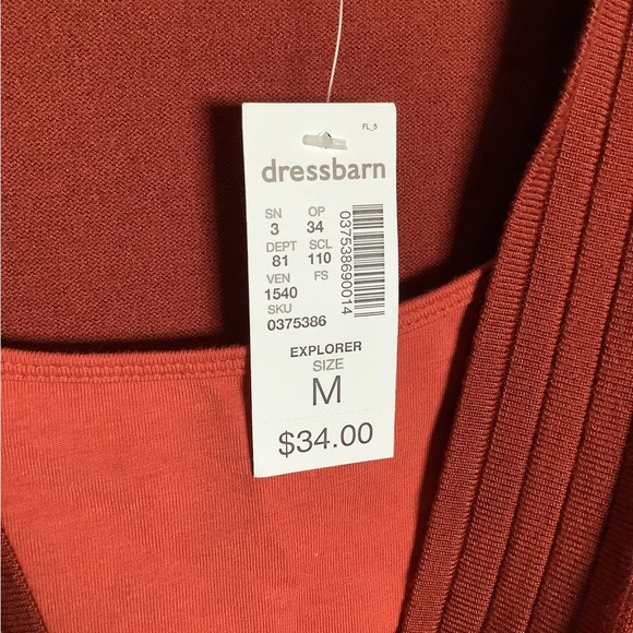 NWT Roz & Ali Dressbarn short cardigan and G21 cami - Picture 7 of 14